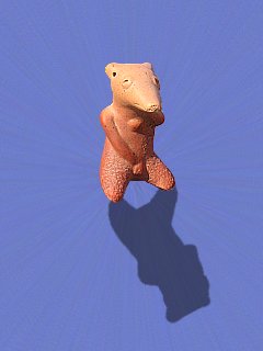 Der Bär mit neuem Hintergrund und Schatten;